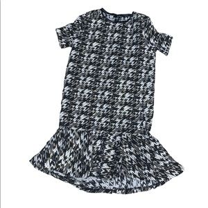 🆕🏷 Aqua Houndstooth Preppy Dress